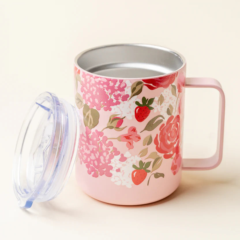 14oz Insulated Rose Garden Mug