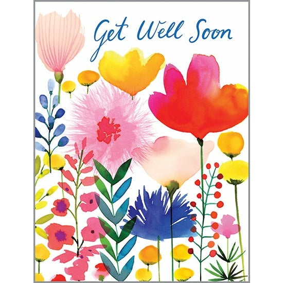 get well soon indoor plants Cheery Flower Stems Get Well Soon Card – Copper Lane Gifts & Interiors